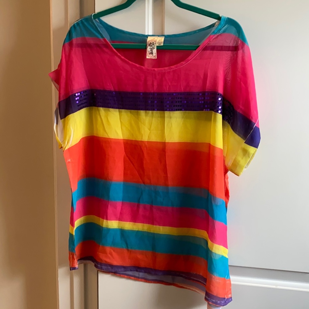 Pop of Rainbow Top